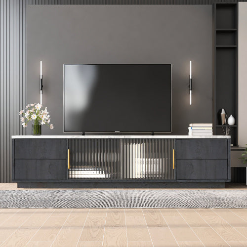 Spanplatten TV-Schrank - Modernes Design